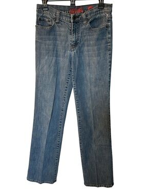 West side NY & Company Women’s Straight-Leg Jeans Medium Blue stretch size 6